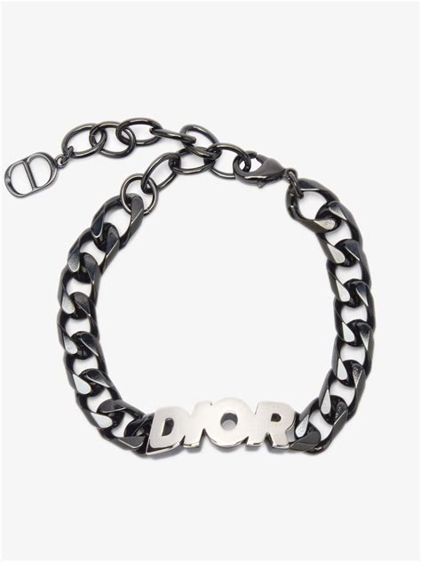 dior mens chain bracelet|Dior cufflinks for men.